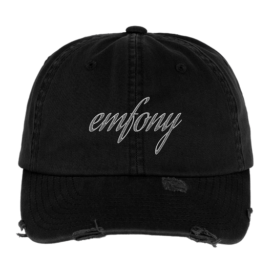 Low Profile Destroyed Cap - black