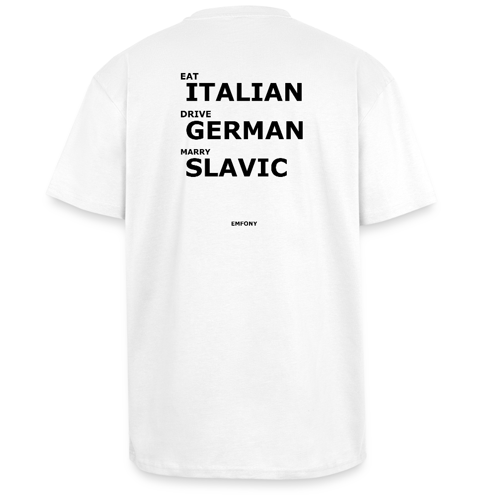Heavy Oversized T-Shirt - white
